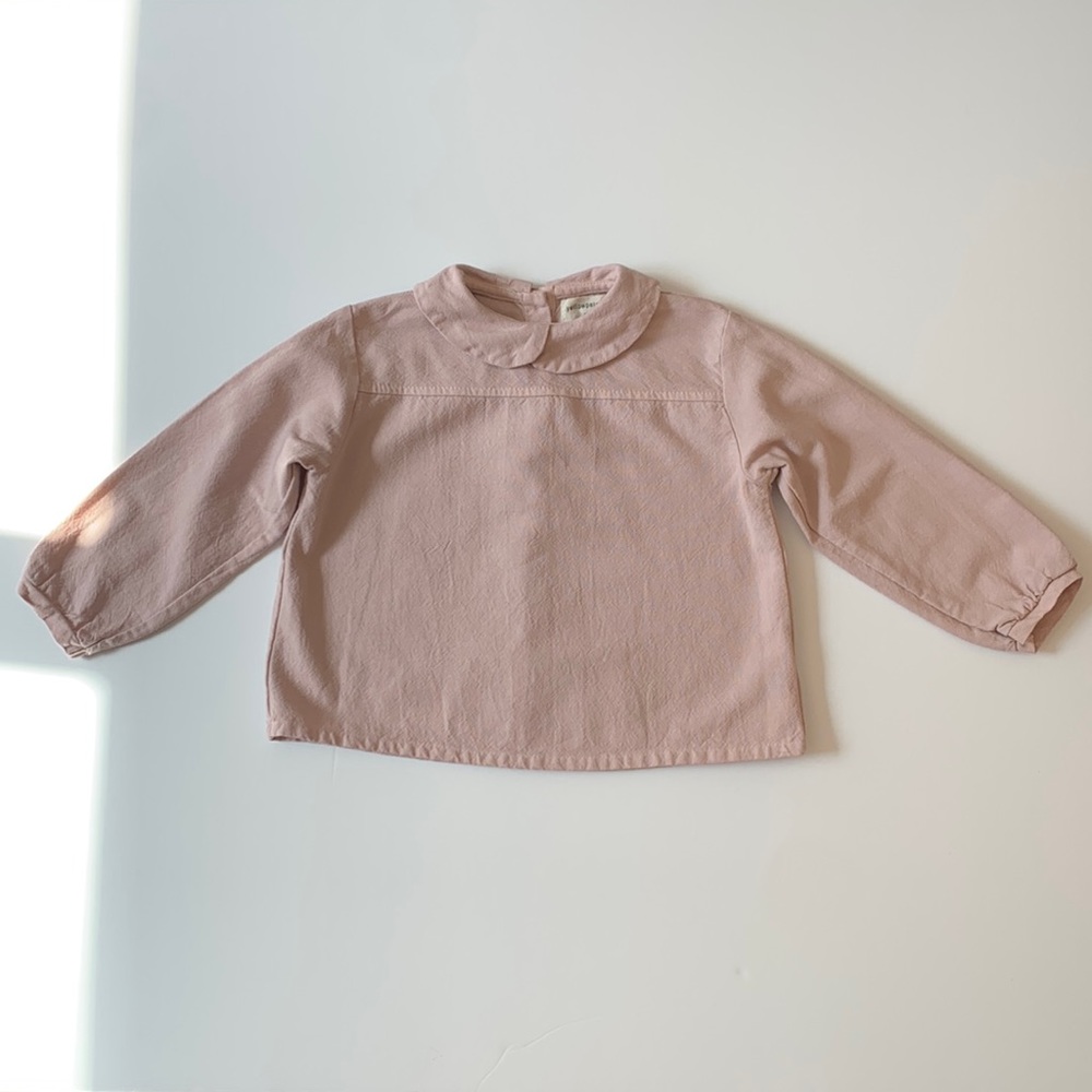 Yellow Pelota Long Sleeve Blouse 4Y EUC